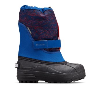 Columbia Powderbug Plus II Print Snow, Botas Azul Rey Para Niño | 460598-SDN